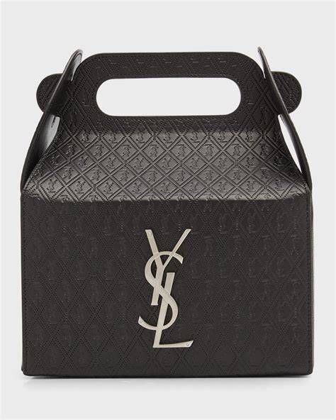 ysl black lunchbox|ysl lunch bag.